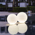 35CM OUTDOOR FULLMOON RGB LED Ball Light Solar & AC Charging W/REMOTE CONTROL IP65