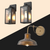 Comparison between Rustic and Contemporary wall lights.