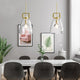 WINER Modern Style Pendant Lighting Kitchen Island with Oversized Glass Shade E27 base