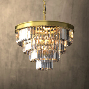 Terrance K9 Modern Crystal Chandelier Round Light Fixture Dining Room Lving Room E14 base