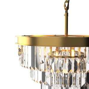 Terrance K9 Modern Crystal Chandelier Round Light Fixture Dining Room Lving Room E14 base