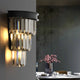 TERAS Contemporary Interior Crystal Wall Light for Living Room Bedroom Bathroom Bedside Hallway E14 base