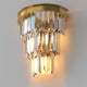 TERAS Contemporary Interior Crystal Wall Light for Living Room Bedroom Bathroom Bedside Hallway E14 base