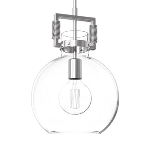 OCULUS 250mm Designer Contemporary Clear Glass Pendant Light for Kitchen Island