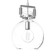 OCULUS 250mm Designer Contemporary Clear Glass Pendant Light for Kitchen Island