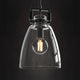 WINER Modern Style Pendant Lighting Kitchen Island with Oversized Glass Shade E27 base