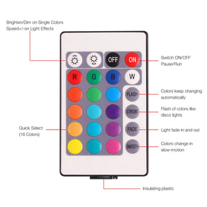 16 inch OUTDOOR FULLMOON RGB LED Ball Light Solar & AC Charging W/REMOTE CONTROL IP65 - 7Pandas USA Lighting Store