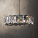 Allyson 31.5" Contemporary Design K9 Crystal Chandelier Dimmable 10*E12 - 7Pandas USA Lighting Store