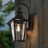 Robinson Provincial Style IP44 Weather Proof Outdoor Wall Light Matt Black IP44 E27