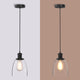 Winer Modern Vintage Glass Pendant Light Clear Dome Lampshade E26 - 7Pandas USA Lighting Store