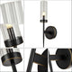 Seattle 1-Light Wall Sconces Light Tube Glass Bronze E12 base - 7Pandas USA Lighting Store