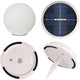 12 inch OUTDOOR FULLMOON RGB LED Ball Light Solar & AC Charging W/REMOTE CONTROL IP65 - 7Pandas USA Lighting Store