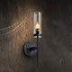 Seattle 1-Light Wall Sconces Light Tube Glass Bronze E12 base - 7Pandas USA Lighting Store