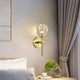 TULIM 1-Light Contemporary Wall Light Crystal Glass Aged Brass G9 - 7Pandas USA Lighting Store