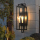 Antonio High End Modern IP44 Weather Proof Outdoor Wall Light Matt Black IP44 3*E12 - 7Pandas USA Lighting Store