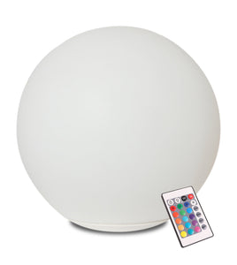 14 inch OUTDOOR FULLMOON RGB LED Ball Light Solar & AC Charging W/REMOTE CONTROL IP65 - 7Pandas USA Lighting Store