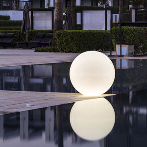 14 inch OUTDOOR FULLMOON RGB LED Ball Light Solar & AC Charging W/REMOTE CONTROL IP65 - 7Pandas USA Lighting Store